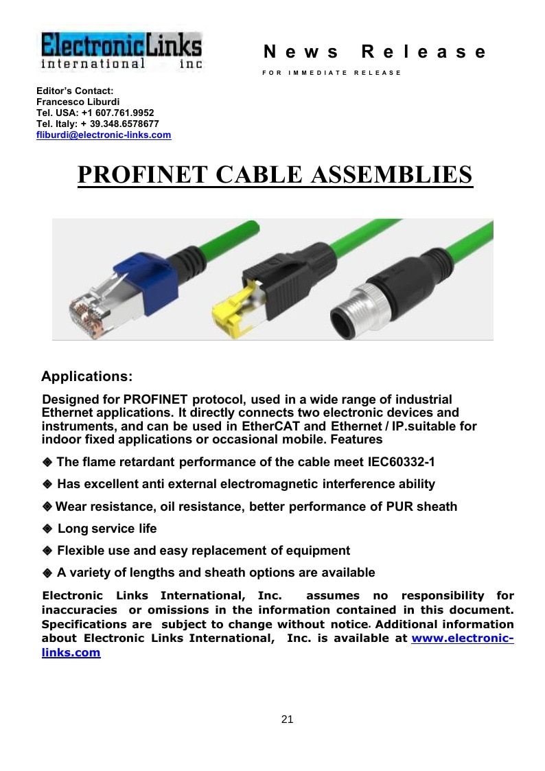 Electronic Links International Electronics Catalog Weekly Ad January 1 - December 31, 2026