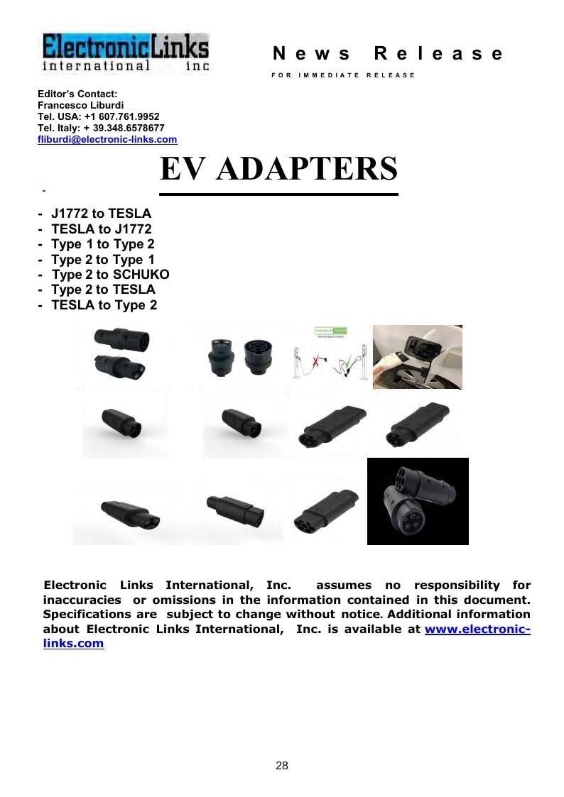 Electronic Links International Electronics Catalog Weekly Ad January 1 - December 31, 2026