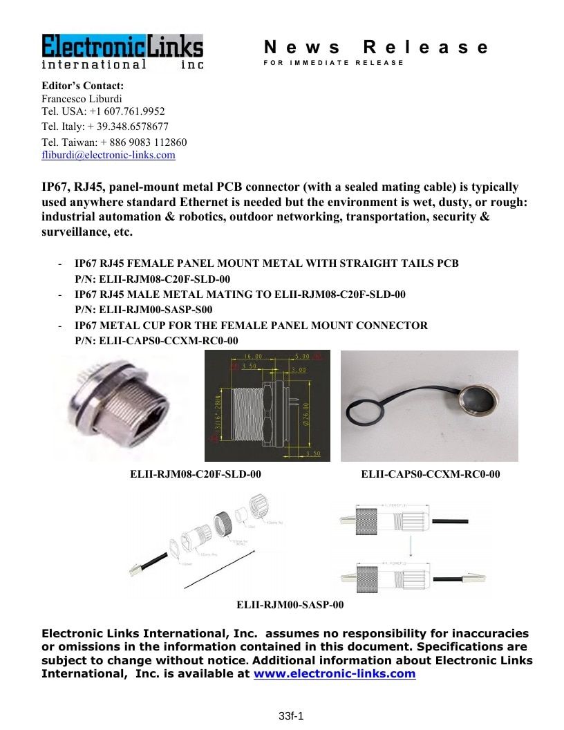 Electronic Links International Electronics Catalog Weekly Ad January 1 - December 31, 2026