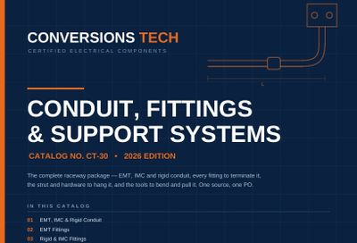 Conversions Tech Conduit Systems Catalog Weekly Ad January 1 - December 31, 2026