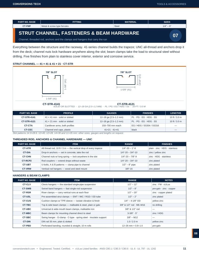 Conversions Tech Conduit Systems Catalog Weekly Ad January 1 - December 31, 2026