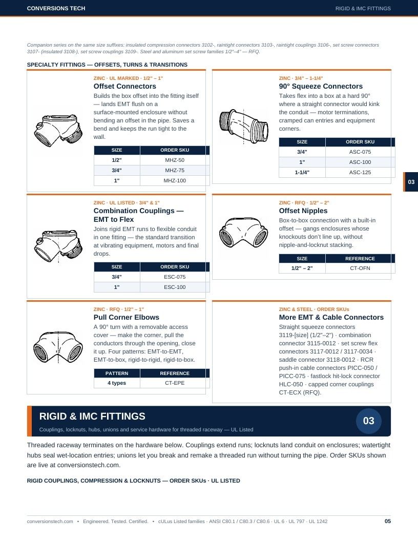 Conversions Tech Conduit Systems Catalog Weekly Ad January 1 - December 31, 2026