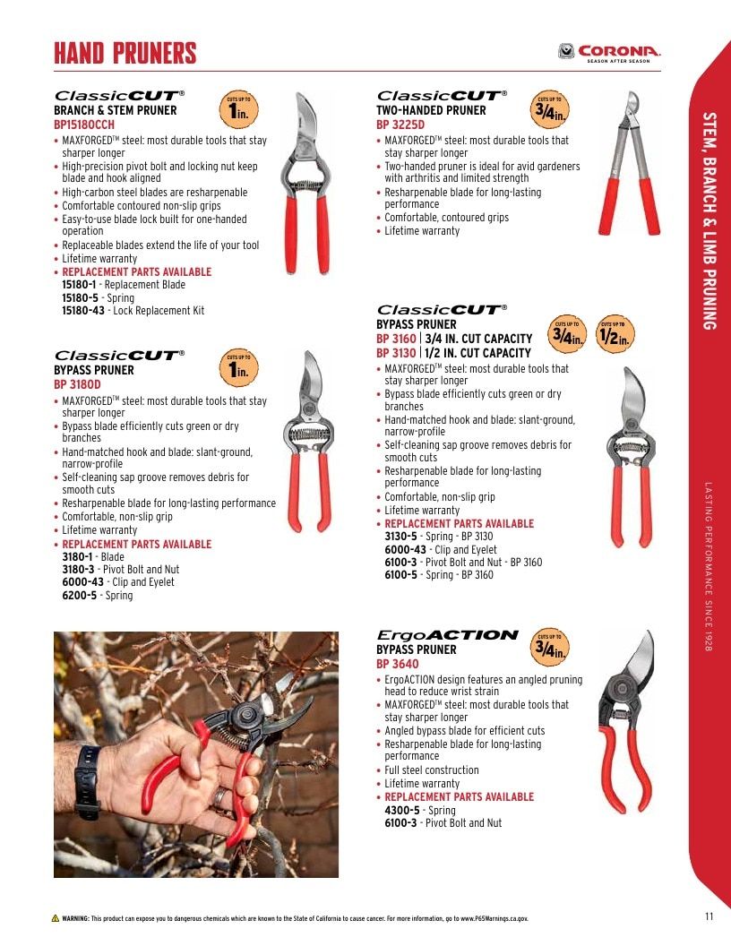 Corona Tools Garden Tools Catalog Weekly Ad January 1 - December 31, 2026