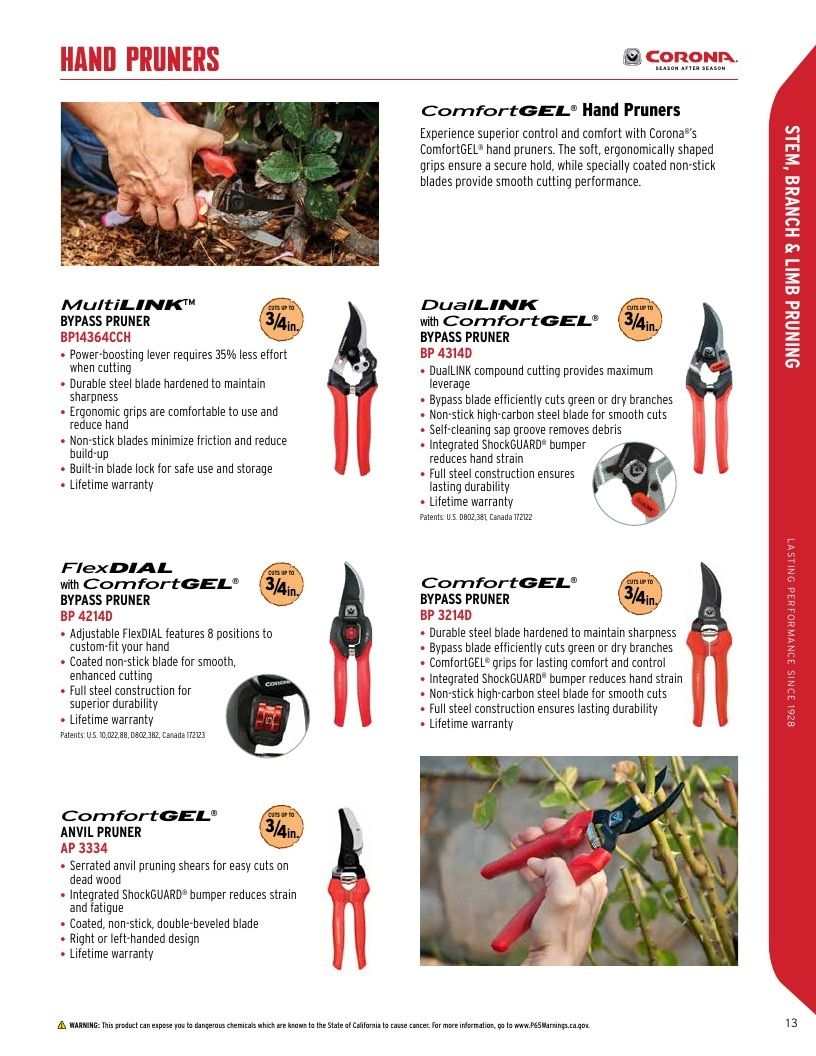 Corona Tools Garden Tools Catalog Weekly Ad January 1 - December 31, 2026