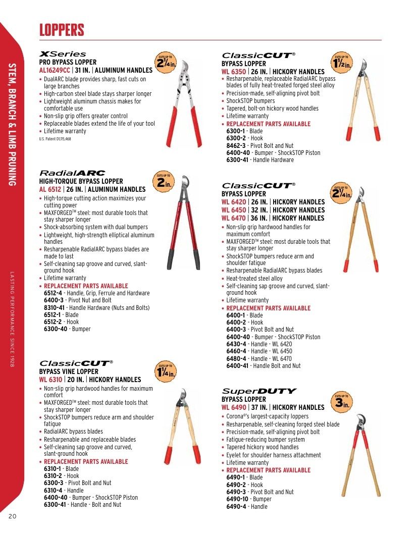 Corona Tools Garden Tools Catalog Weekly Ad January 1 - December 31, 2026