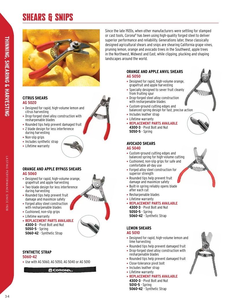 Corona Tools Garden Tools Catalog Weekly Ad January 1 - December 31, 2026
