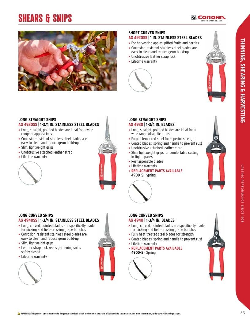 Corona Tools Garden Tools Catalog Weekly Ad January 1 - December 31, 2026
