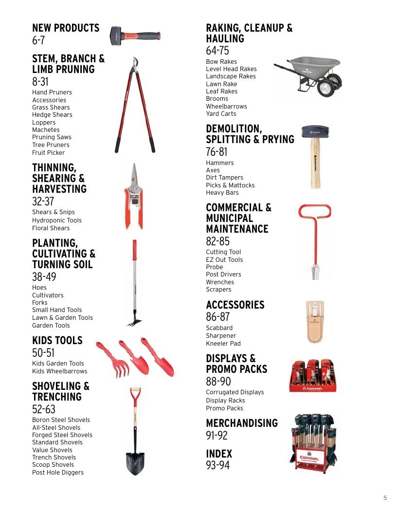 Corona Tools Garden Tools Catalog Weekly Ad January 1 - December 31, 2026