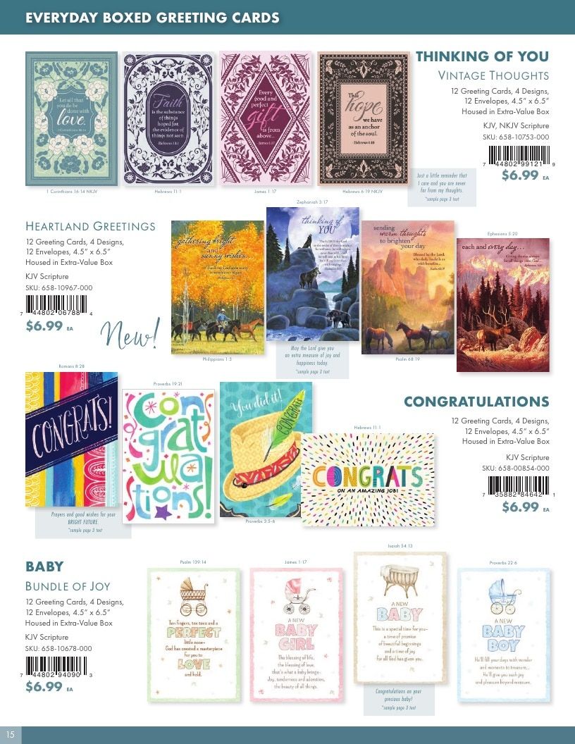 Faithfully Yours Boxed Cards Catalog Weekly Ad January 1 - December 31, 2026