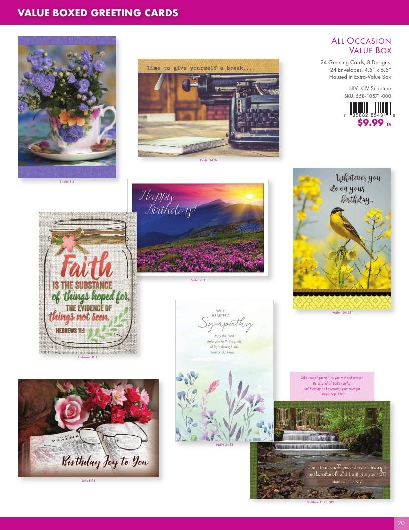 Faithfully Yours Boxed Cards Catalog Weekly Ad January 1 - December 31, 2026