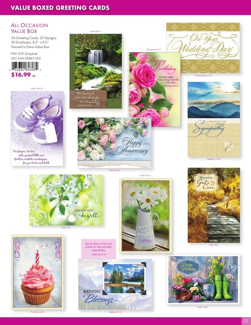 Faithfully Yours Boxed Cards Catalog Weekly Ad January 1 - December 31, 2026