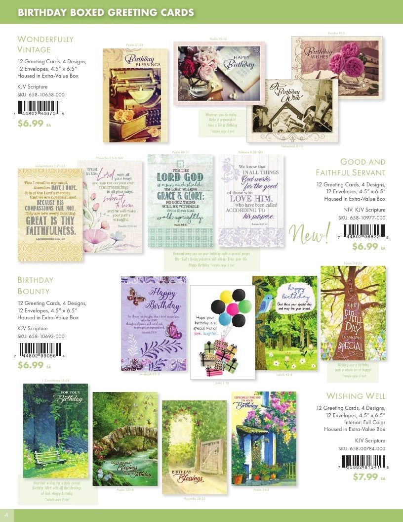 Faithfully Yours Boxed Cards Catalog Weekly Ad January 1 - December 31, 2026