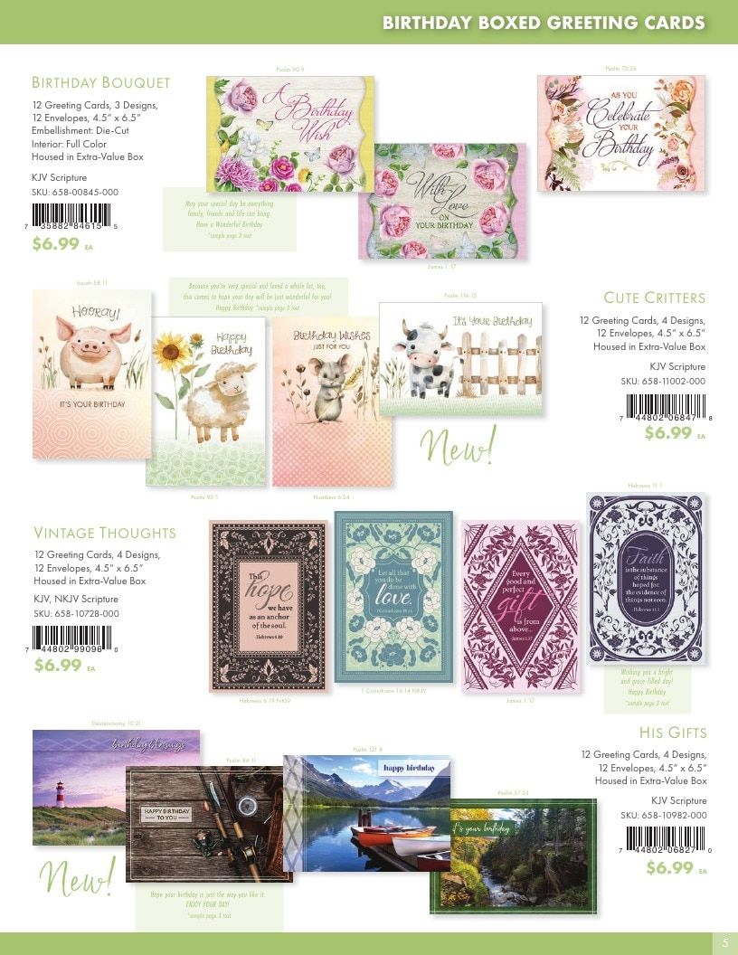 Faithfully Yours Boxed Cards Catalog Weekly Ad January 1 - December 31, 2026
