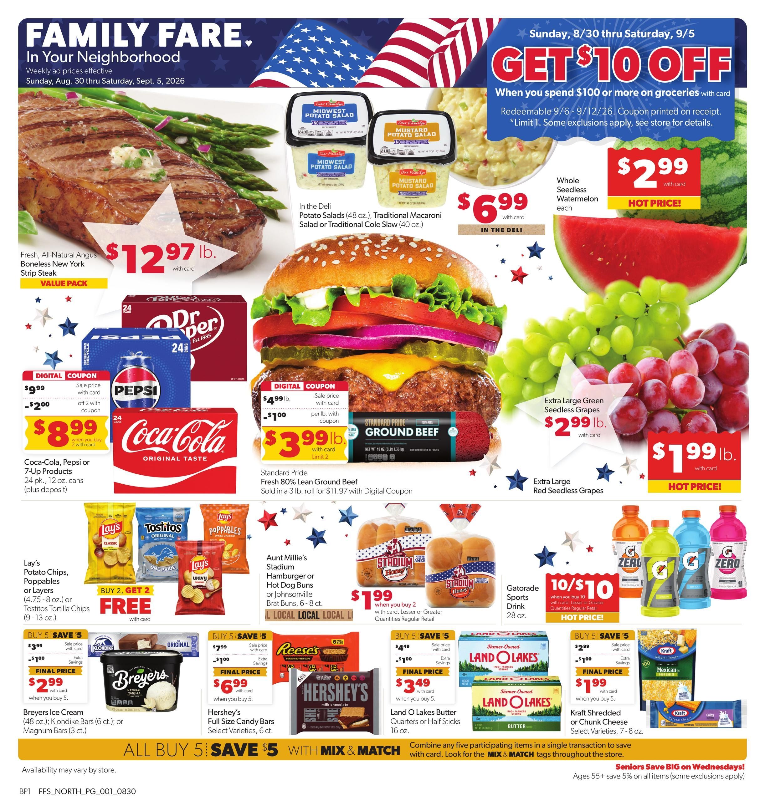 Family Fare (Atlanta-Traverse City Area, MI) Weekly Ad August 30 - September 5, 2026