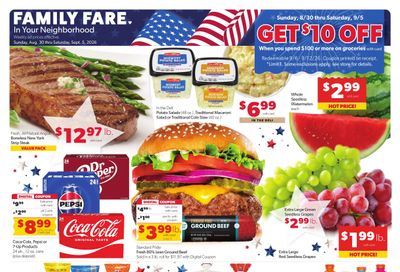 Family Fare (Atlanta-Traverse City Area, MI) Weekly Ad August 30 - September 5, 2026