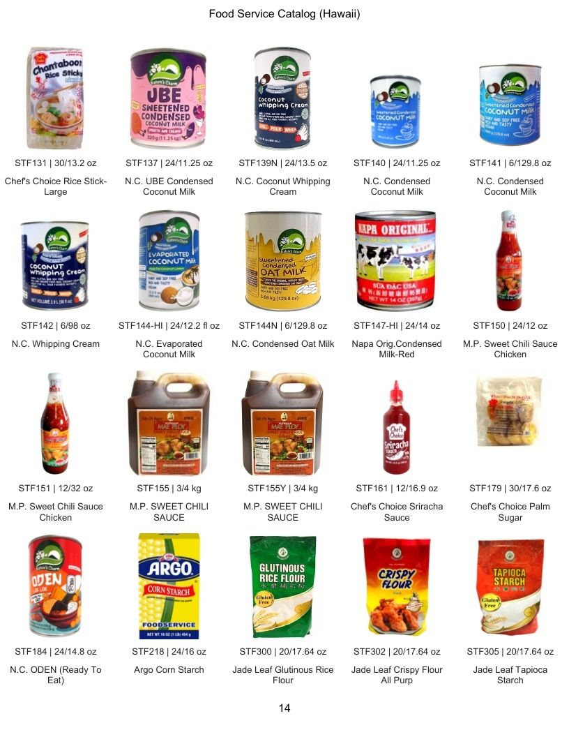 Family Foods International Hawaii Food Service Catalog Weekly Ad January 1 - December 31, 2026