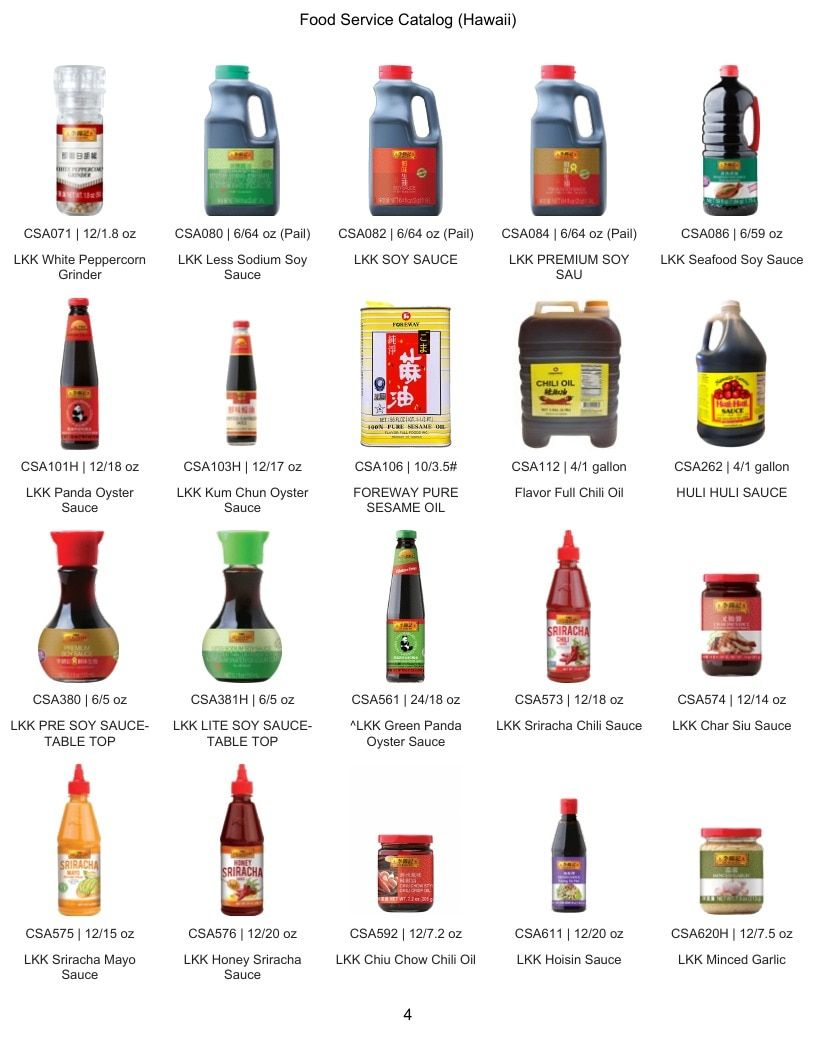 Family Foods International Hawaii Food Service Catalog Weekly Ad January 1 - December 31, 2026