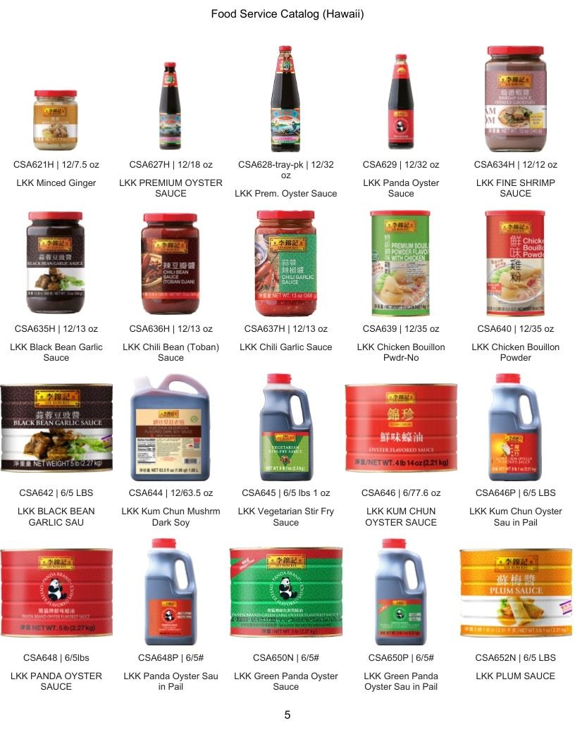 Family Foods International Hawaii Food Service Catalog Weekly Ad January 1 - December 31, 2026