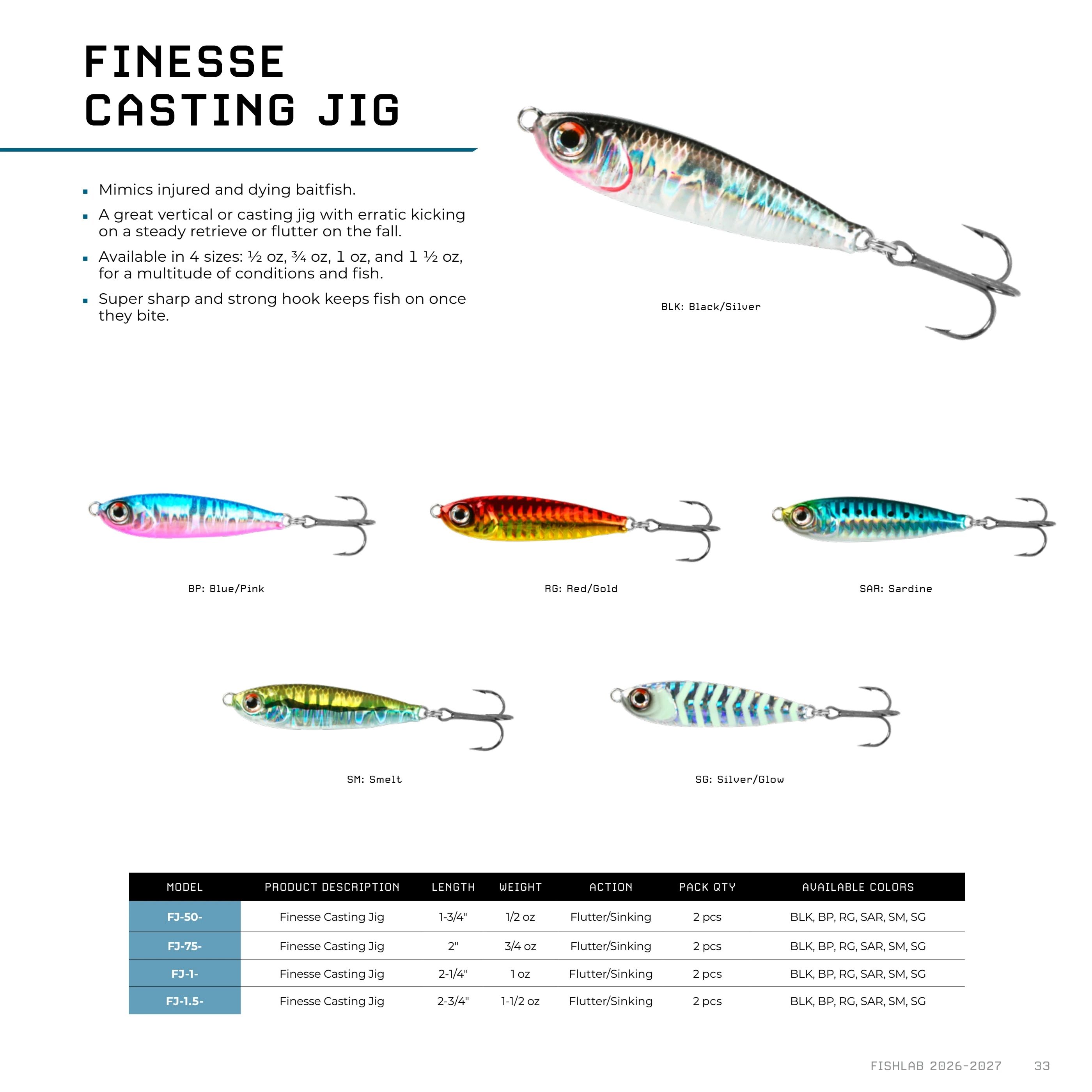 FishLab Fishing Lures Catalog Weekly Ad January 1, 2026 - December 31, 2027