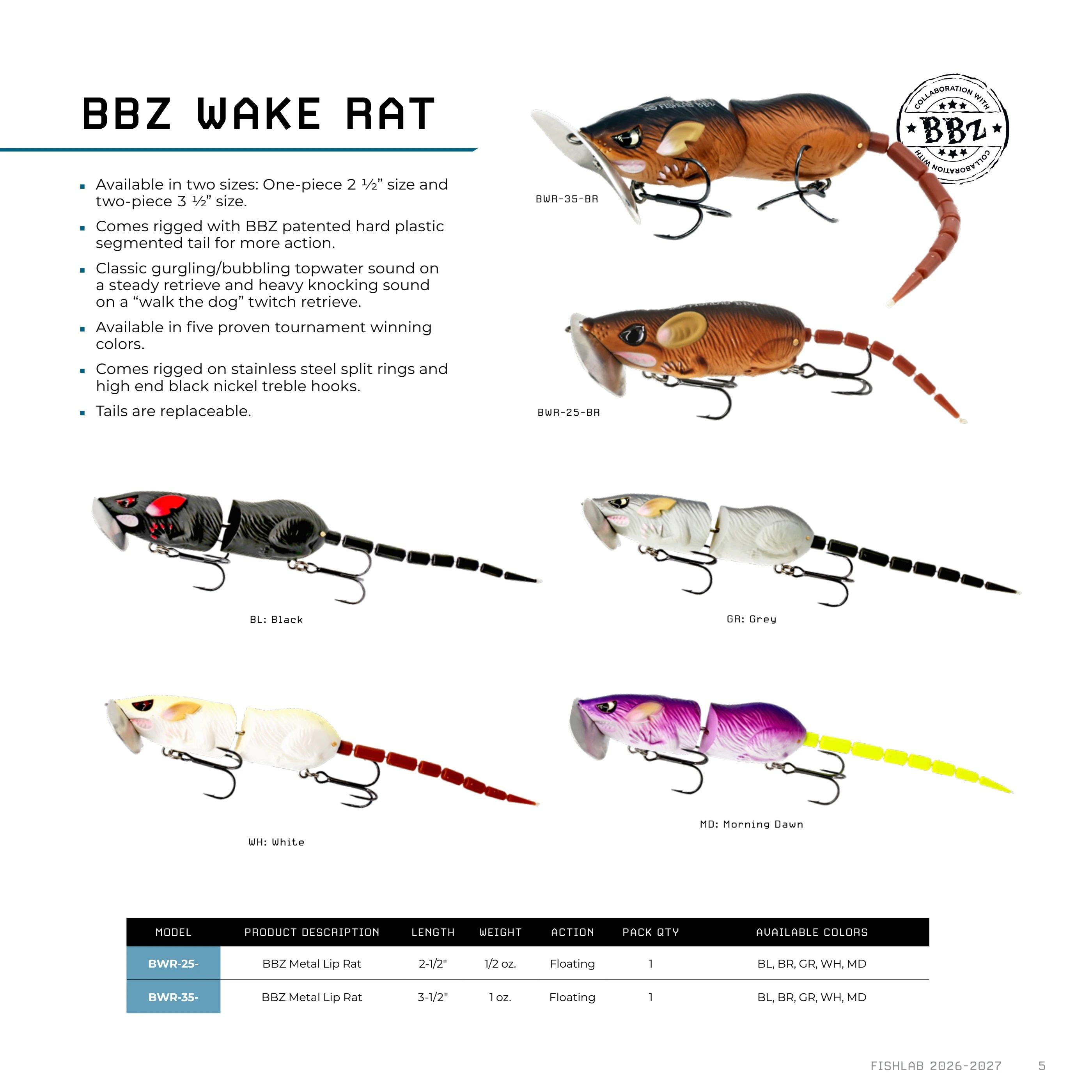 FishLab Fishing Lures Catalog Weekly Ad January 1, 2026 - December 31, 2027