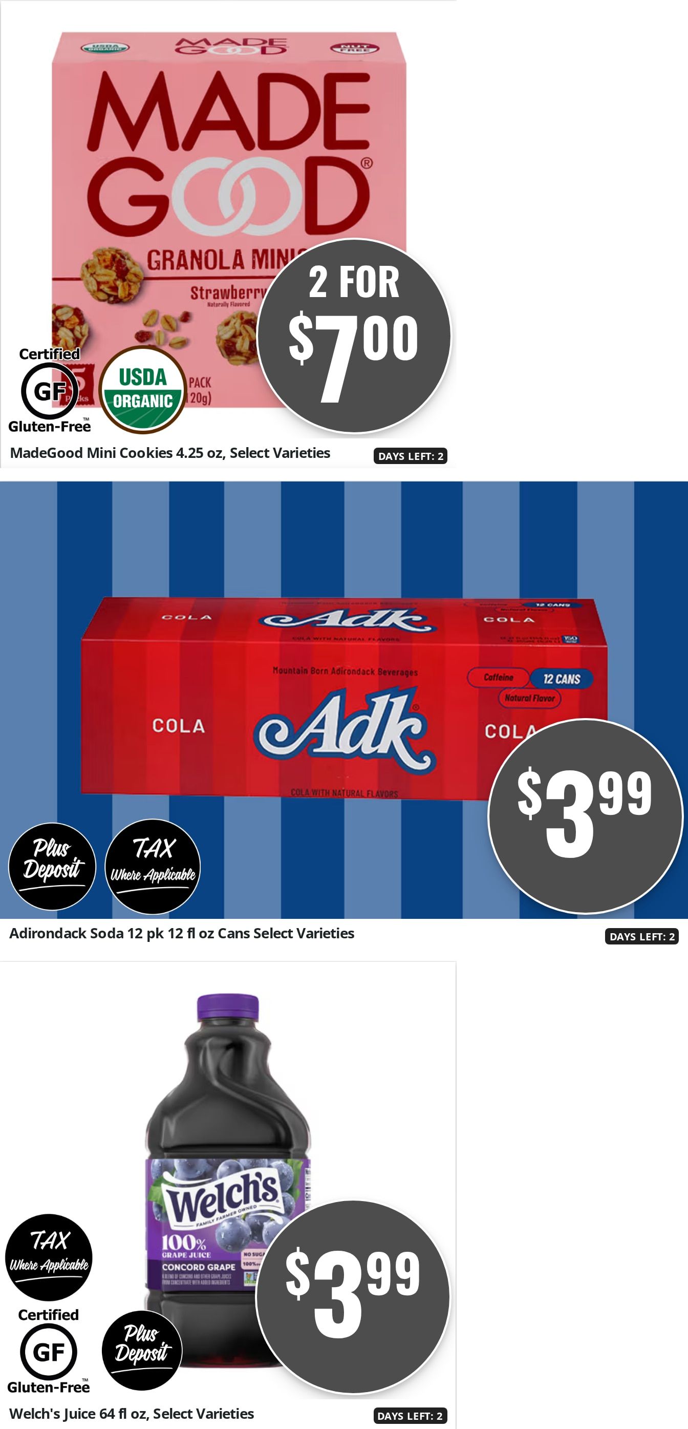Fitzgerald's Foods Weekly Ad August 28 - September 3, 2026