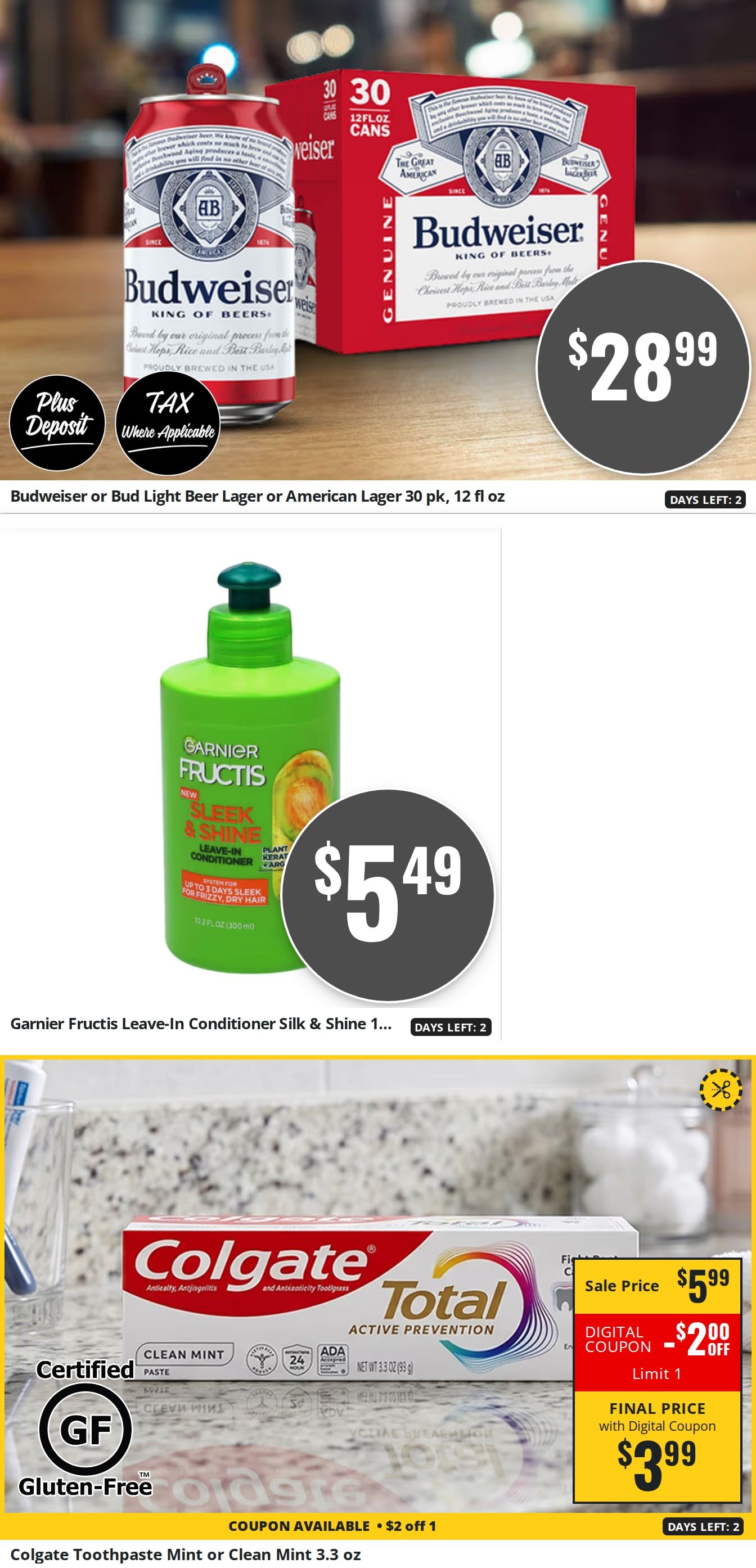 Fitzgerald's Foods Weekly Ad August 28 - September 3, 2026