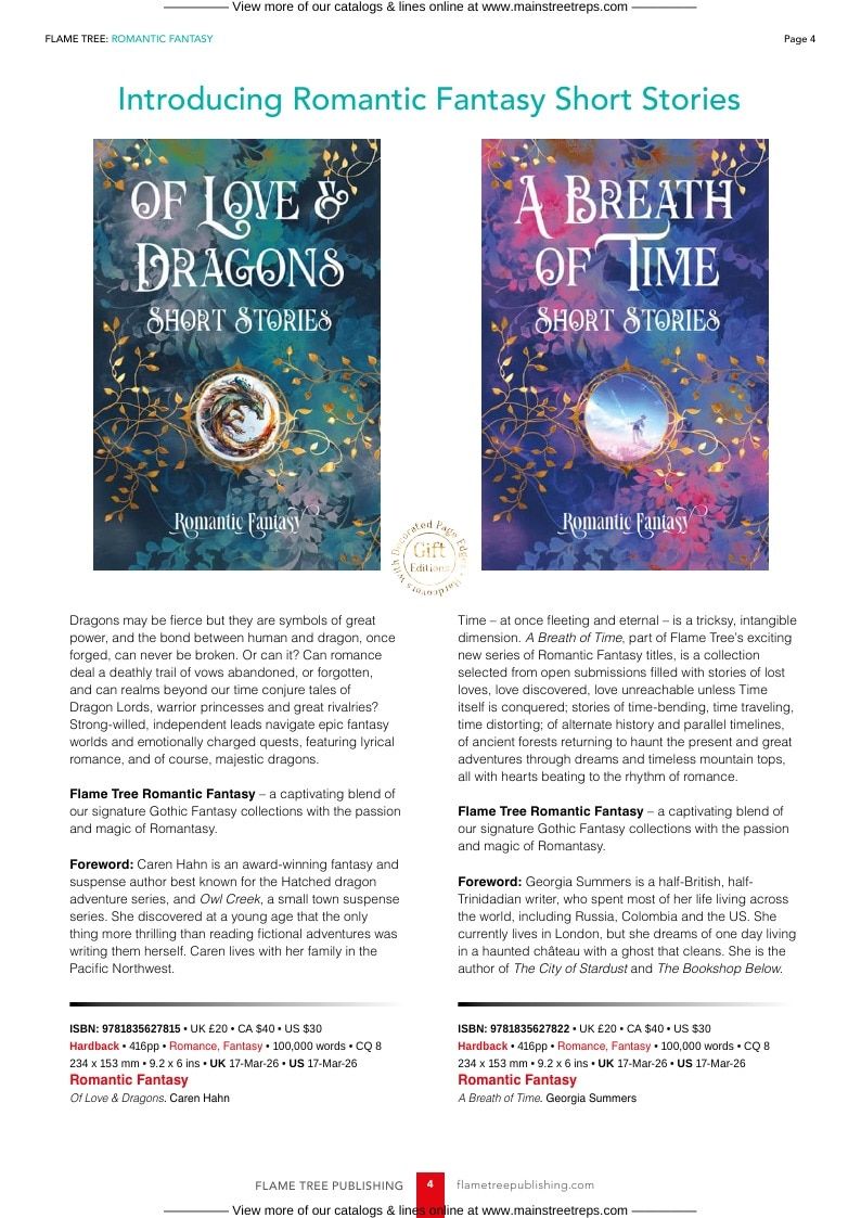 Flame Tree Books New Books Catalog Weekly Ad January 1 - December 31, 2026