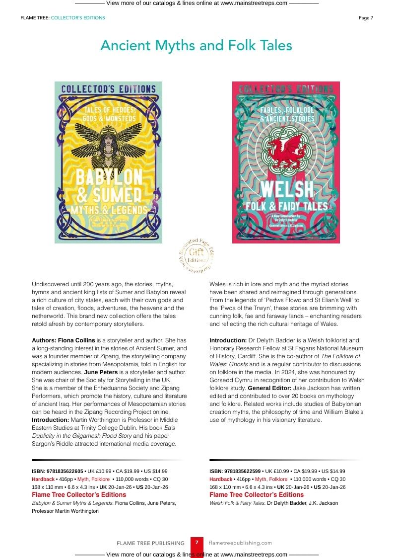 Flame Tree Books New Books Catalog Weekly Ad January 1 - December 31, 2026