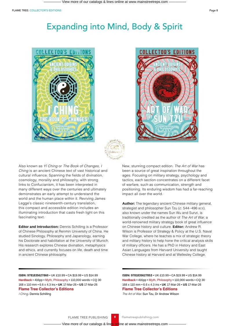 Flame Tree Books New Books Catalog Weekly Ad January 1 - December 31, 2026