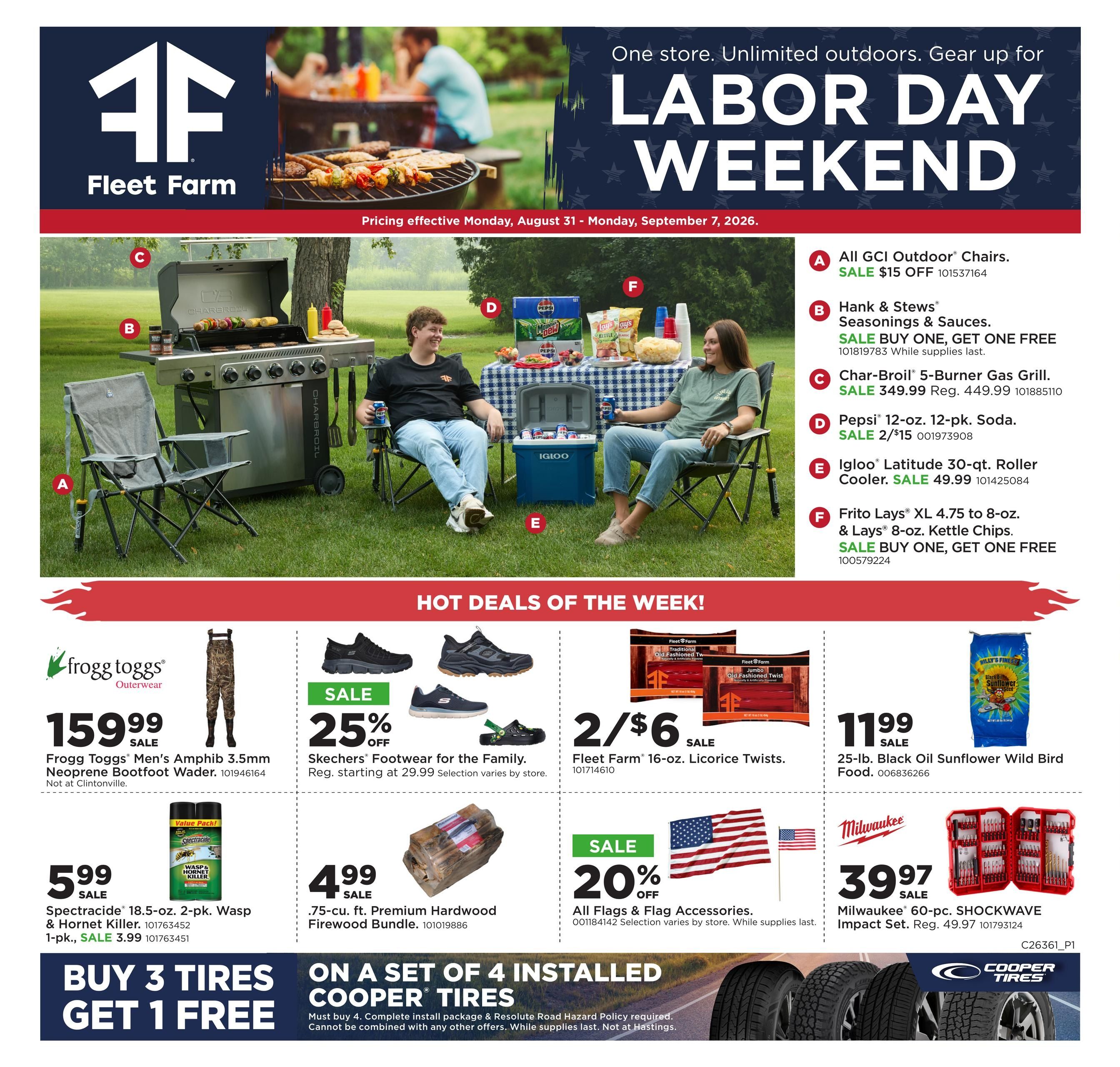 Fleet Farm (Afton Area, MN) Weekly Ad August 31 - September 7, 2026