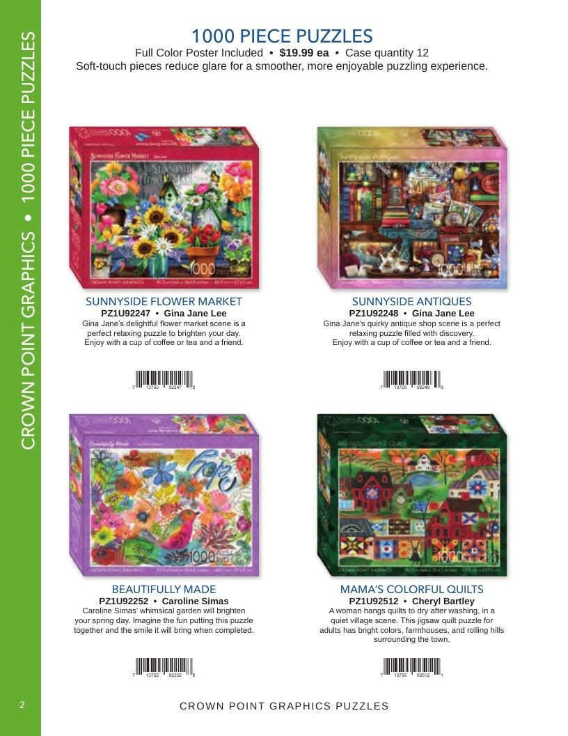 Crown Point Graphics Cards and Puzzles Catalog Weekly Ad January 1 - December 31, 2026