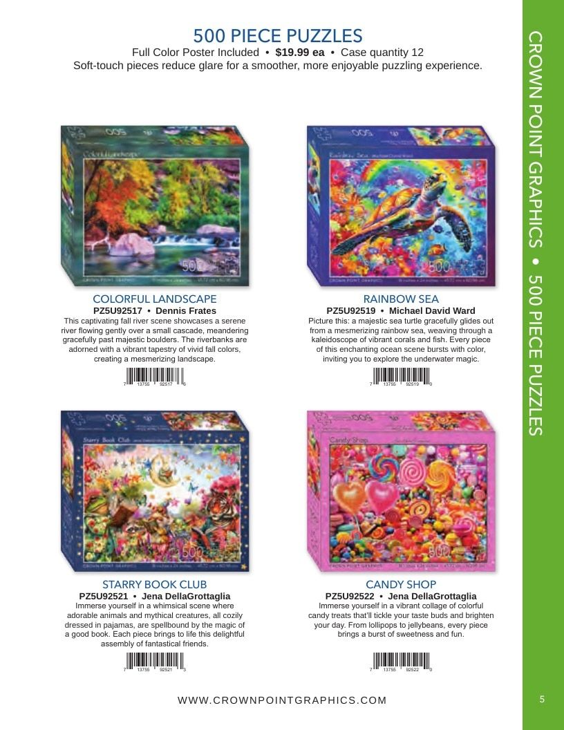 Crown Point Graphics Cards and Puzzles Catalog Weekly Ad January 1 - December 31, 2026