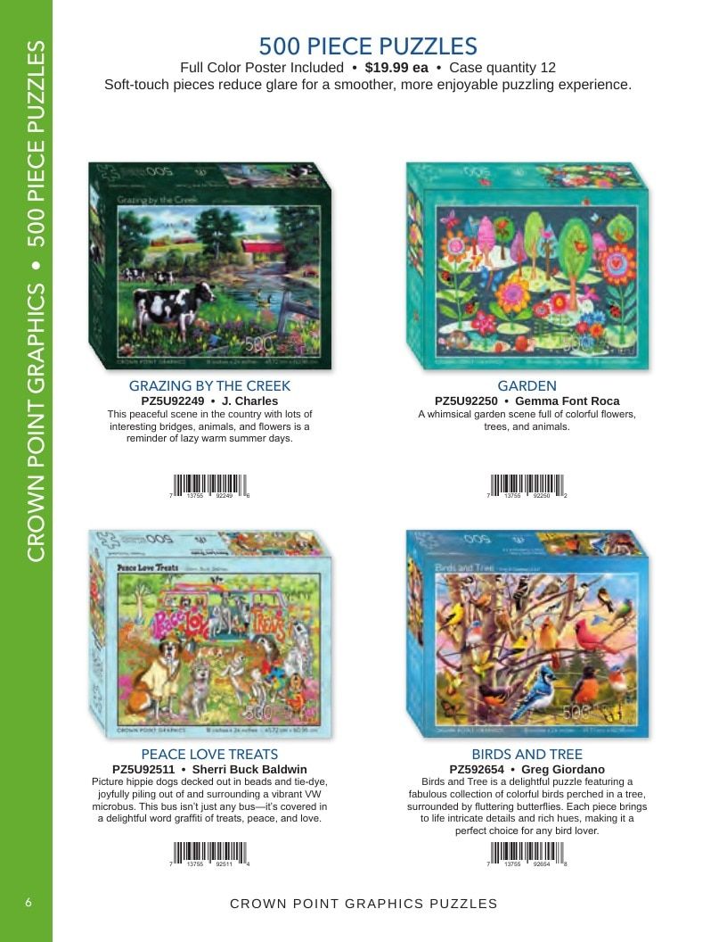 Crown Point Graphics Cards and Puzzles Catalog Weekly Ad January 1 - December 31, 2026