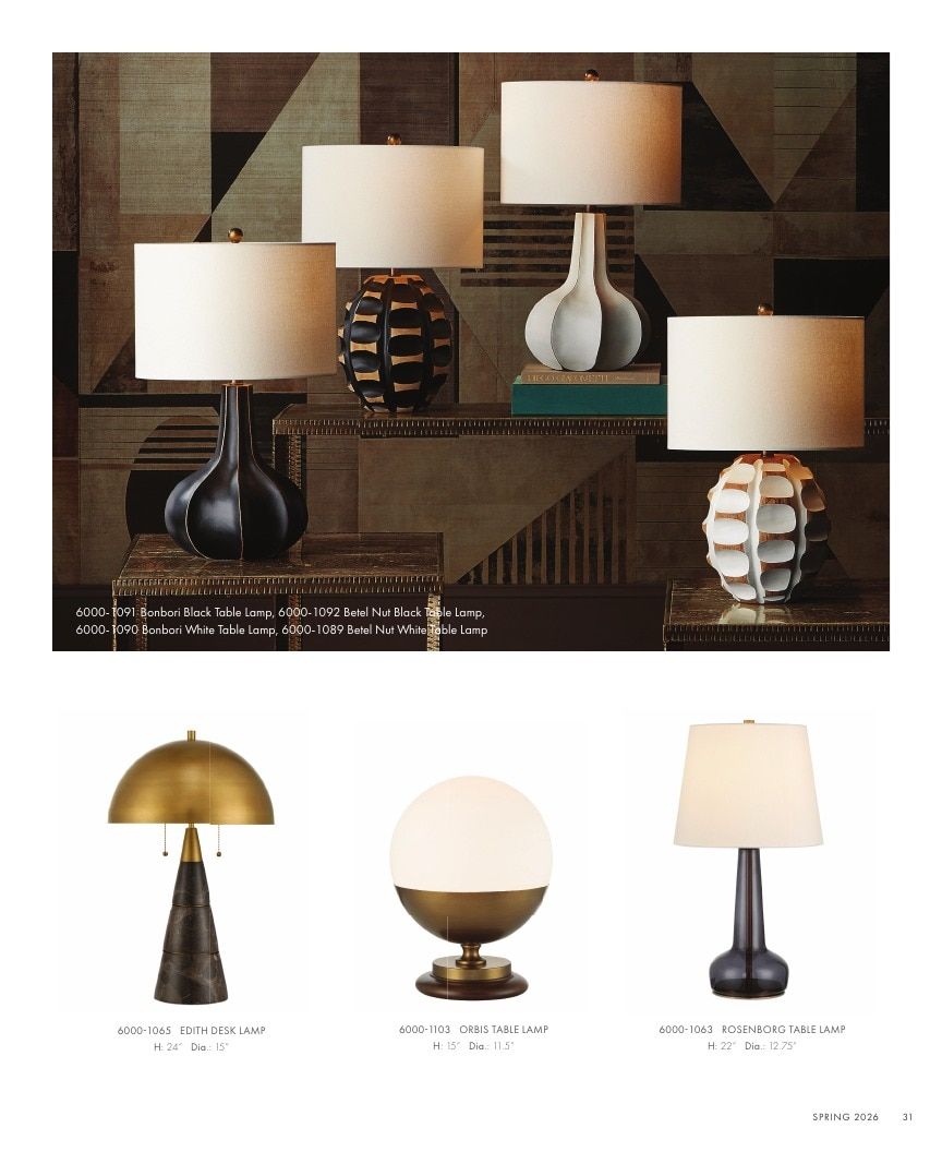 Currey & Company Inspiration Guide Weekly Ad January 1 - December 31, 2026