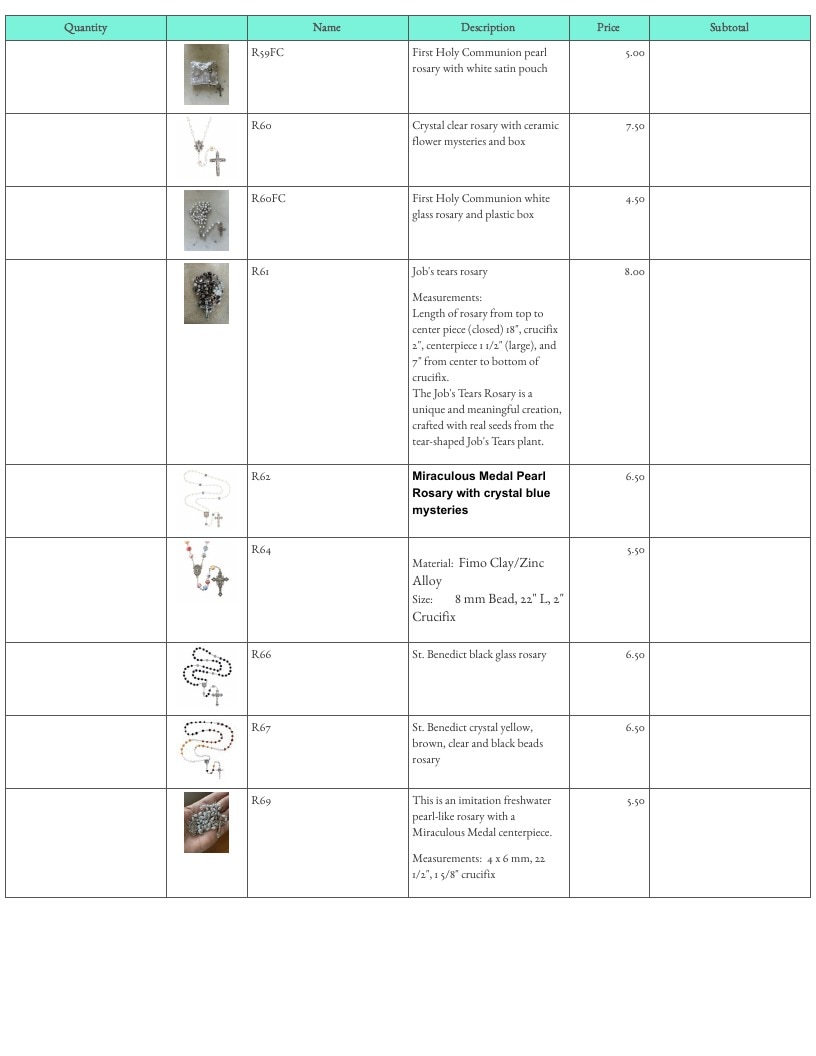 Forever Catholic Catholic Gifts Catalog Weekly Ad January 1 - December 31, 2026