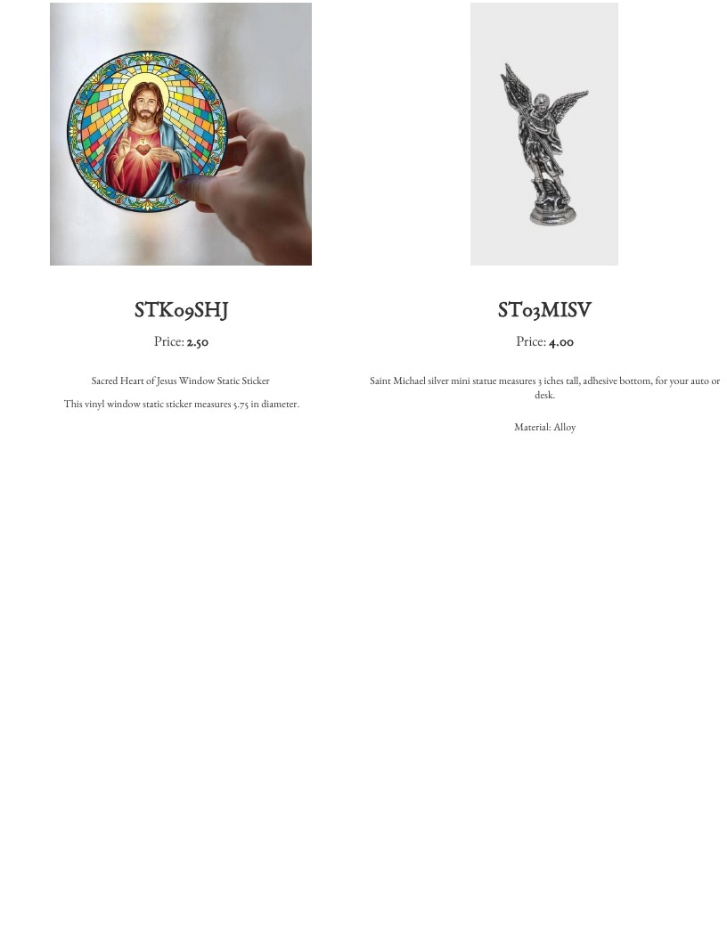 Forever Catholic Catholic Gifts Catalog Weekly Ad January 1 - December 31, 2026