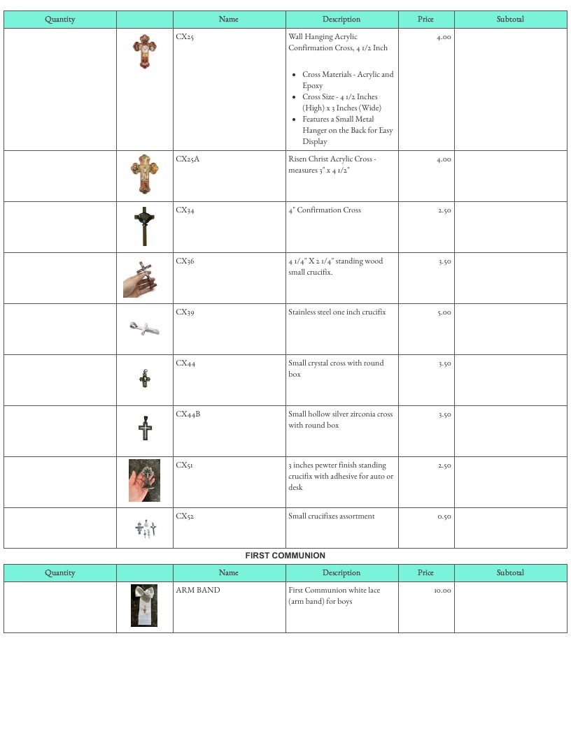 Forever Catholic Catholic Gifts Catalog Weekly Ad January 1 - December 31, 2026