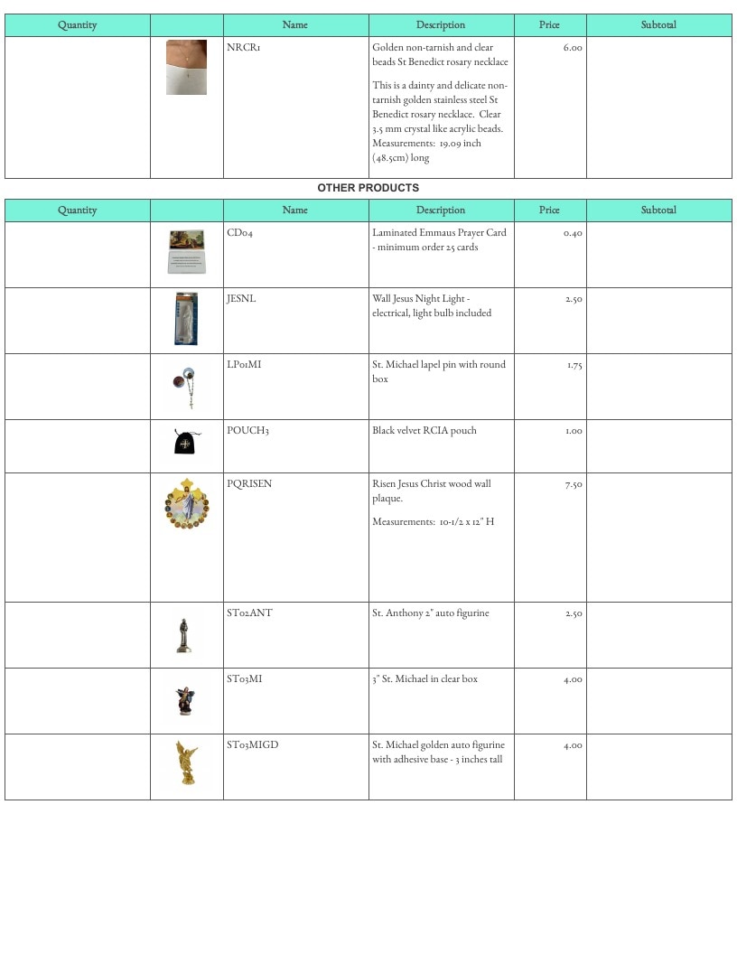 Forever Catholic Catholic Gifts Catalog Weekly Ad January 1 - December 31, 2026