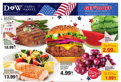 D&W Fresh Market Weekly Ad August 30 - September 5, 2026