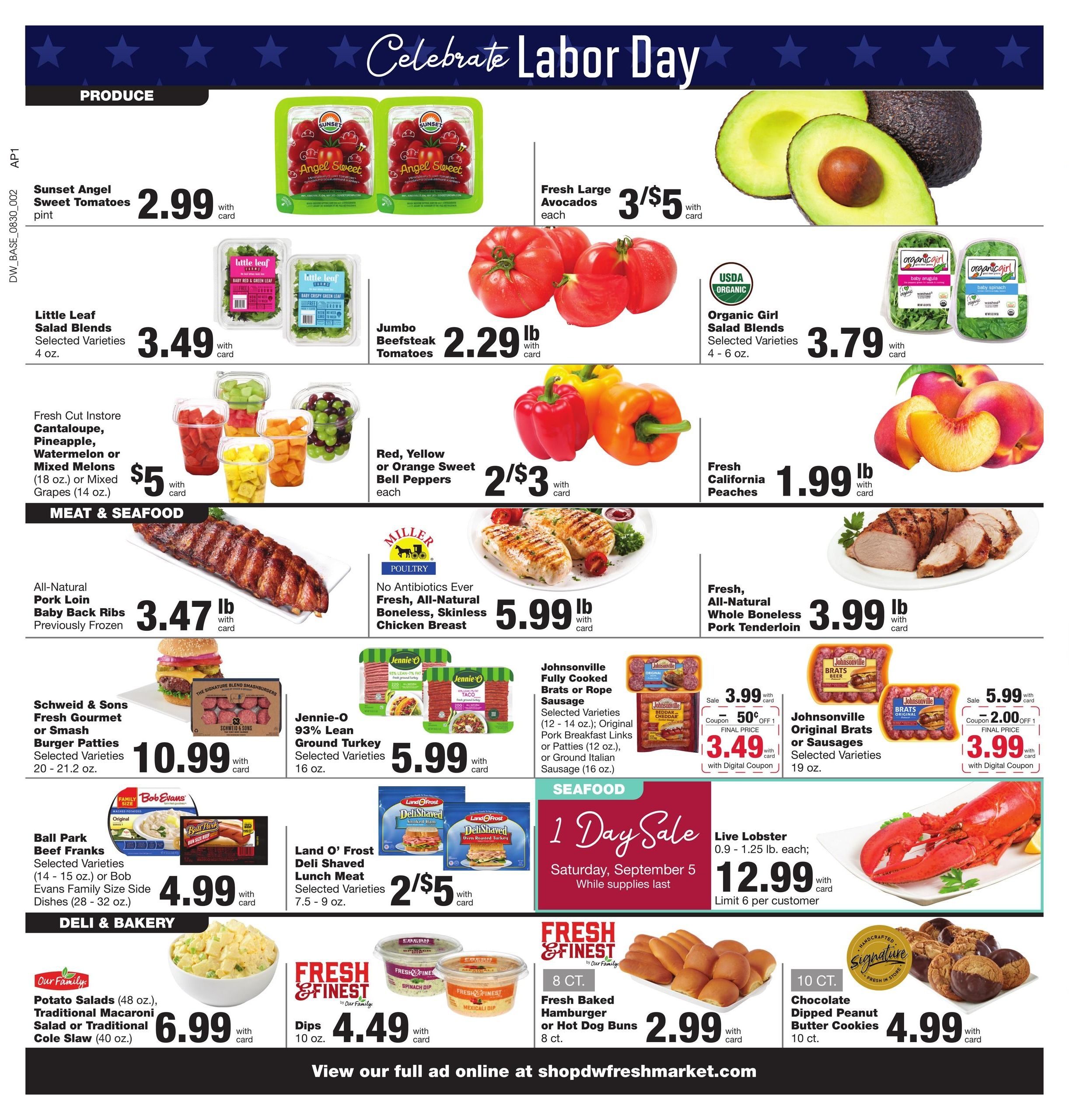 D&W Fresh Market Weekly Ad August 30 - September 5, 2026