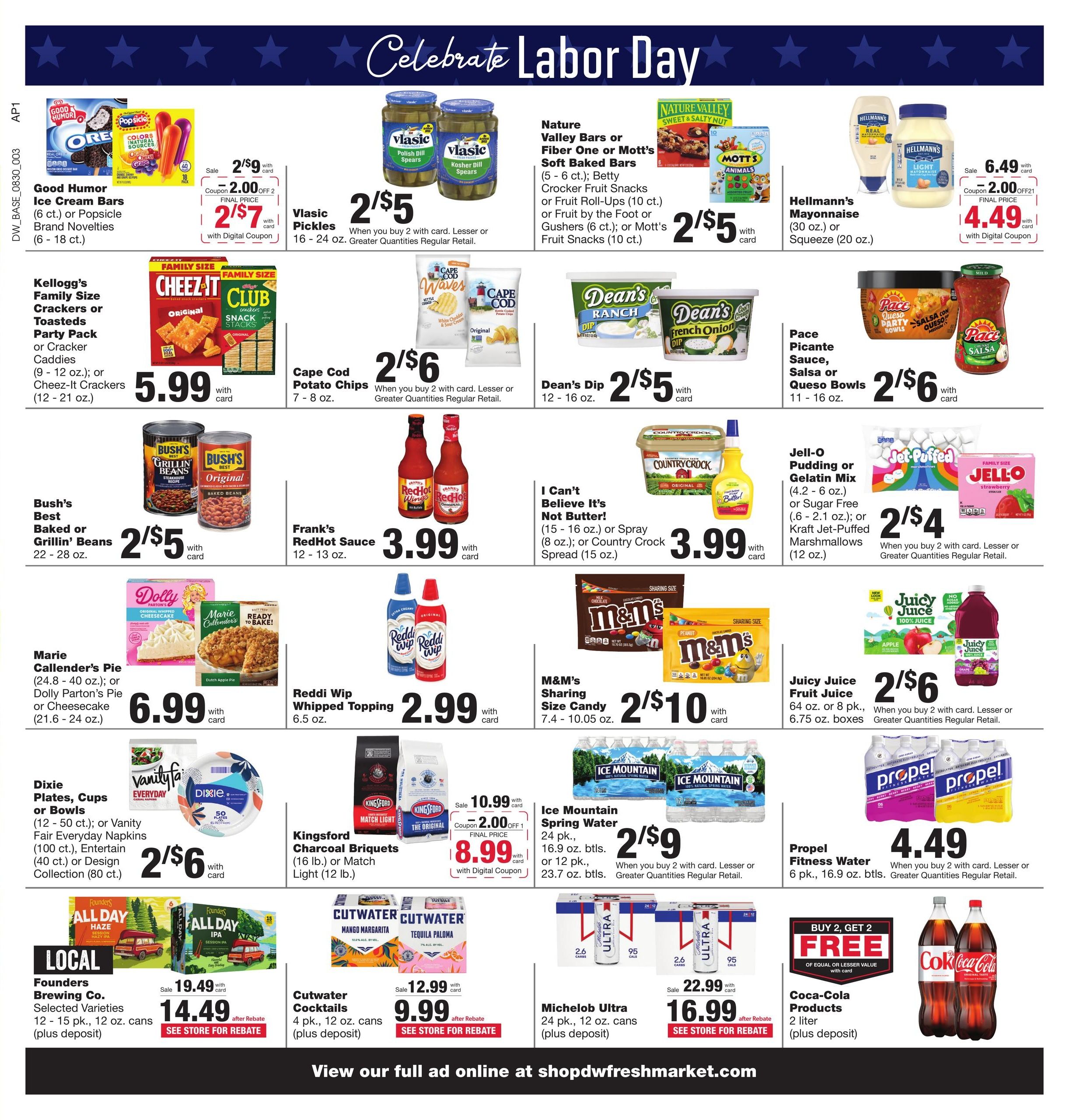 D&W Fresh Market Weekly Ad August 30 - September 5, 2026