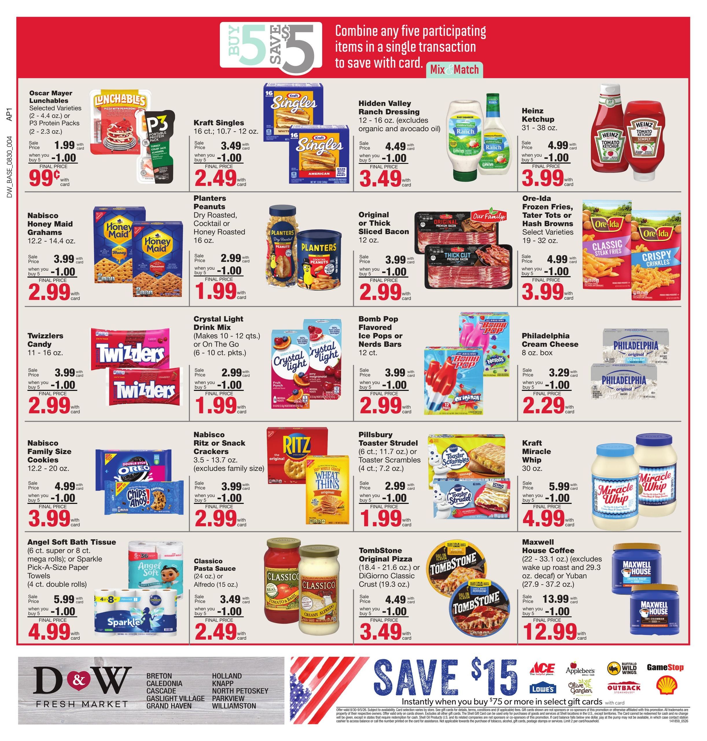 D&W Fresh Market Weekly Ad August 30 - September 5, 2026