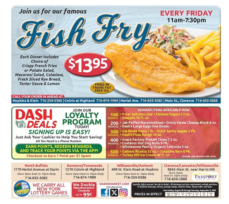 Dash's Market Weekly Ad August 30 - September 5, 2026