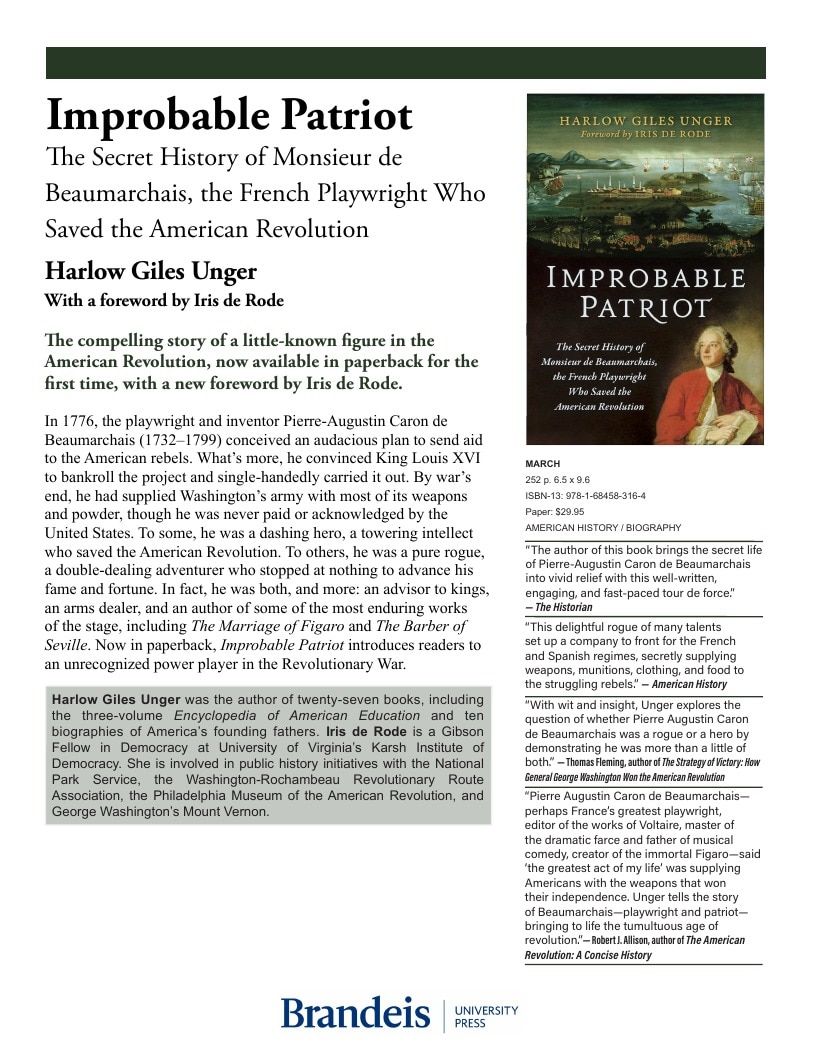 Brandeis University Press Spring Books Catalog Weekly Ad January 1 - December 31, 2026