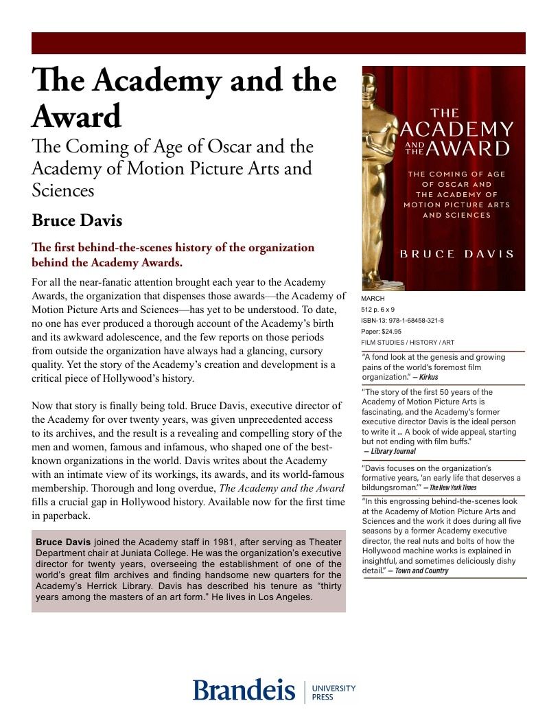 Brandeis University Press Spring Books Catalog Weekly Ad January 1 - December 31, 2026