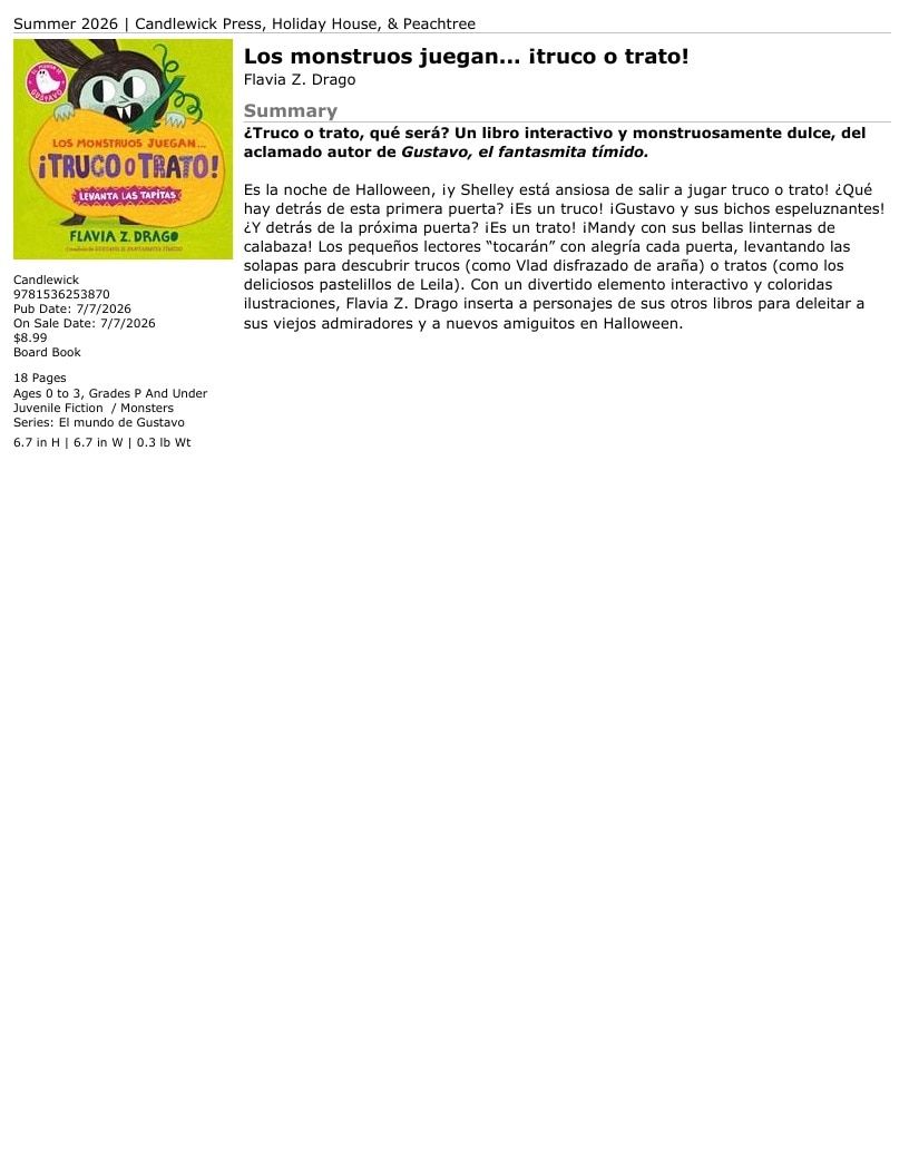 Candlewick Press Summer Books Catalog Weekly Ad January 1 - December 31, 2026