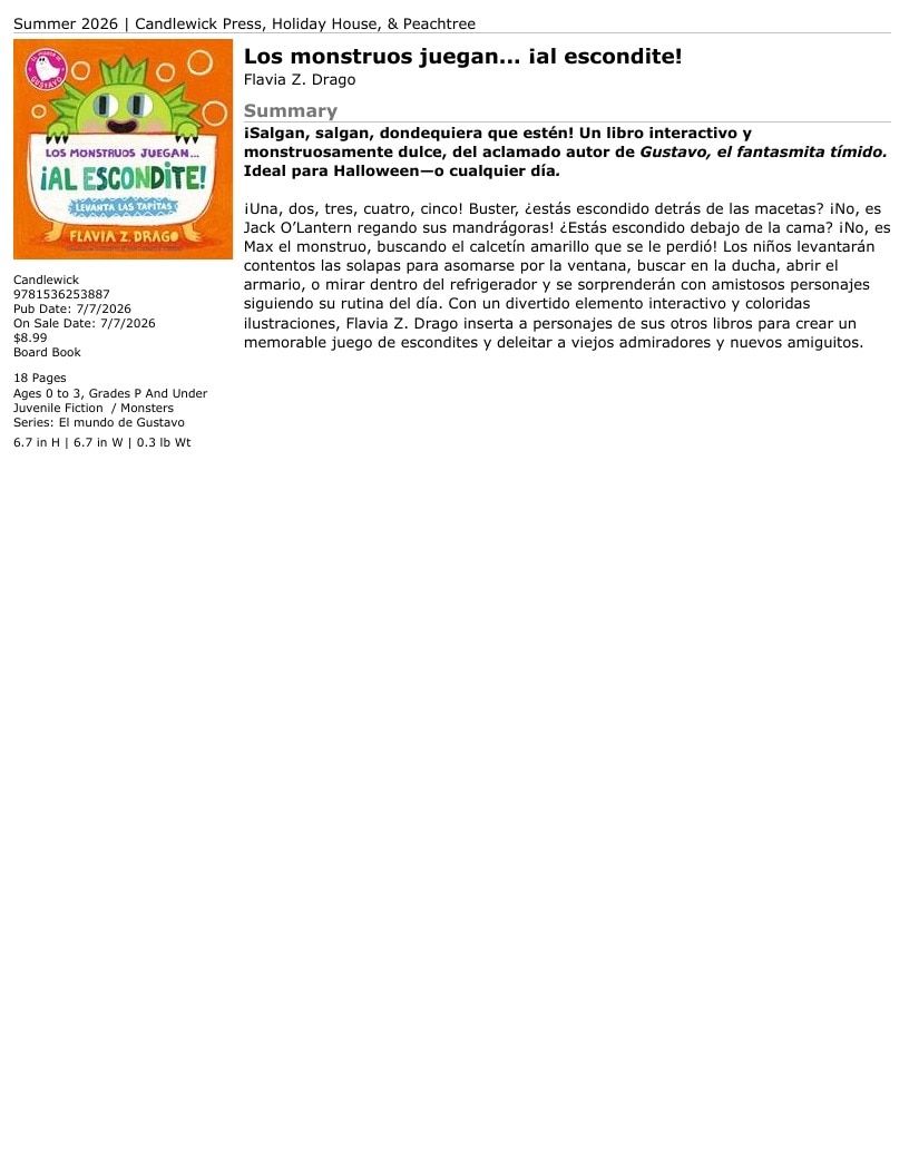 Candlewick Press Summer Books Catalog Weekly Ad January 1 - December 31, 2026