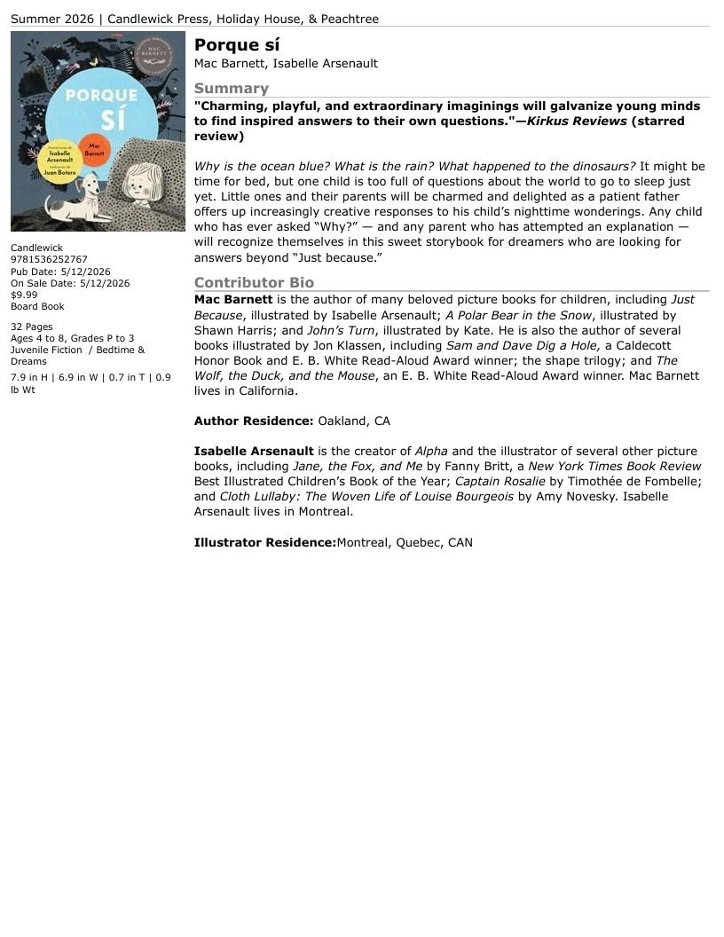 Candlewick Press Summer Books Catalog Weekly Ad January 1 - December 31, 2026