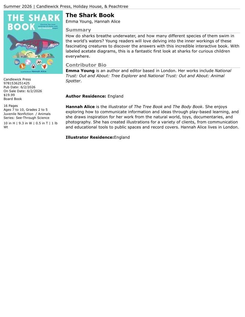Candlewick Press Summer Books Catalog Weekly Ad January 1 - December 31, 2026