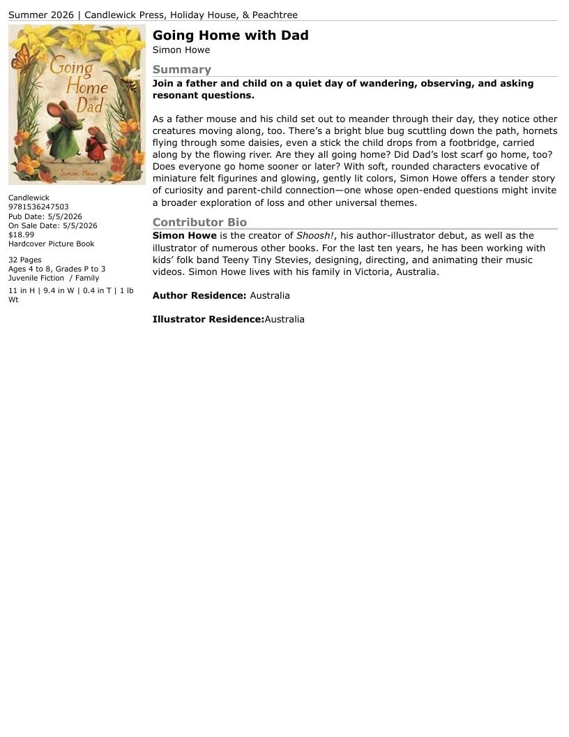 Candlewick Press Summer Books Catalog Weekly Ad January 1 - December 31, 2026